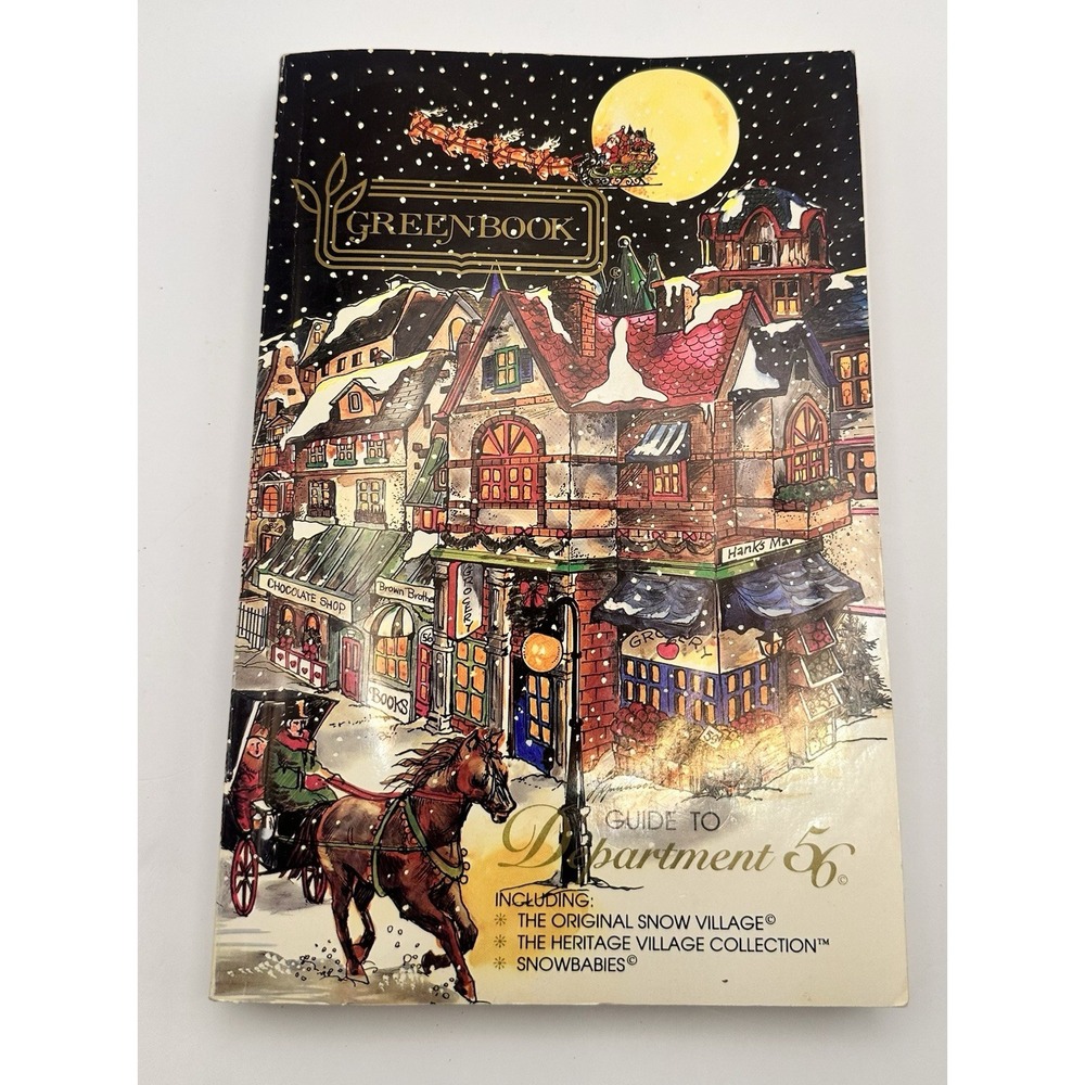 Greenbook Guide Department 56 Second Edition 1992 Heritage Snow Village‎ VTG